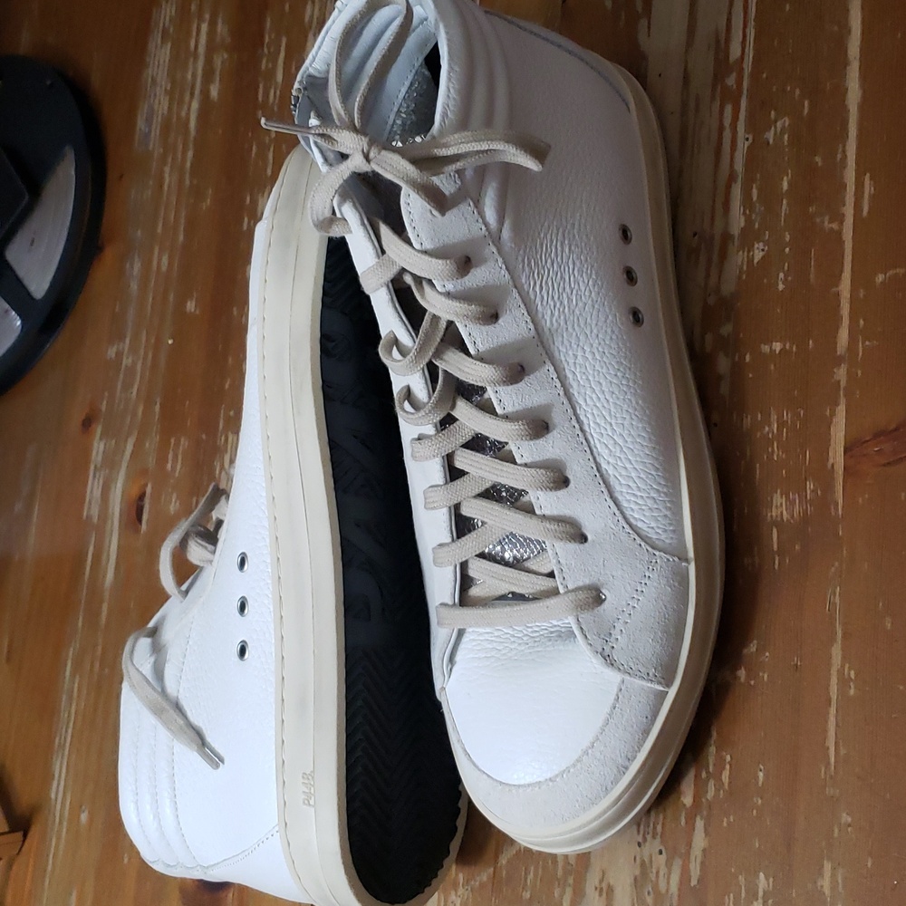 P448 high top sneakers made in Italy size us11  new